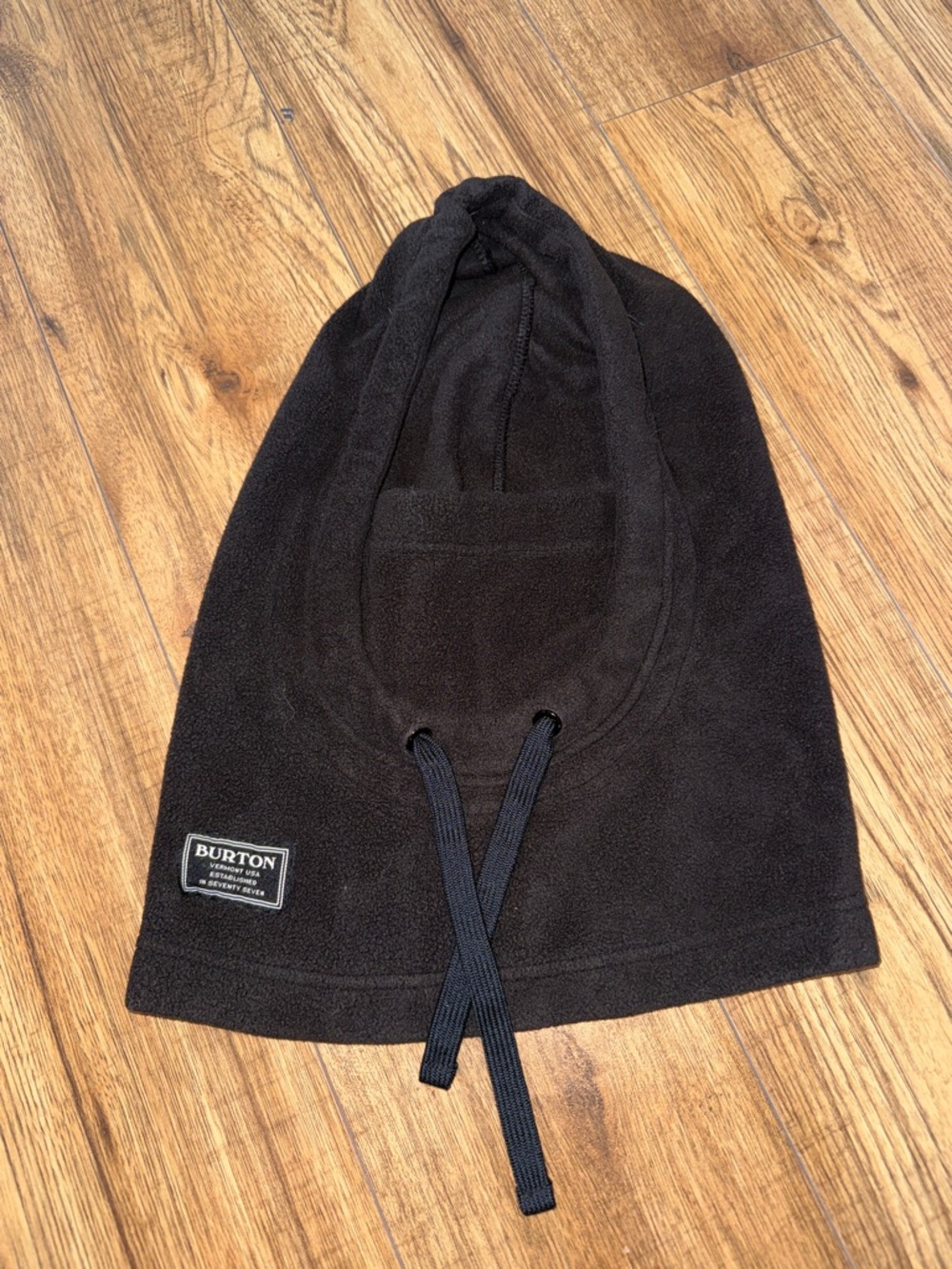 Burton Black Fleece Hooded Face Warmer